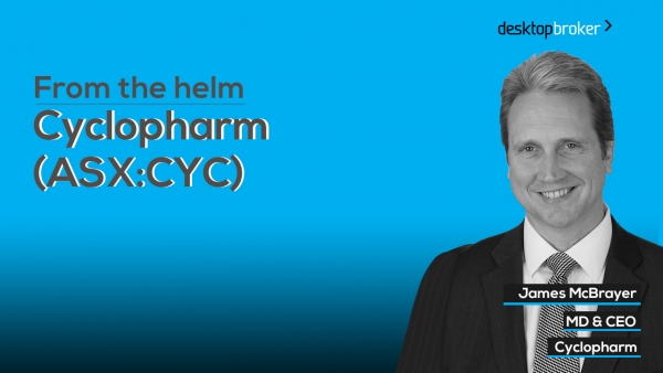 From the helm: Cyclopharm’s (ASX:CYC) MD & CEO, James McBrayer