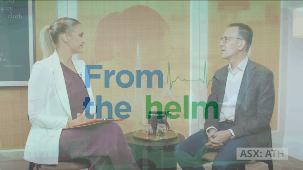 From the helm: Alterity Therapeutics (ASX:ATH), CEO, David Stamler.