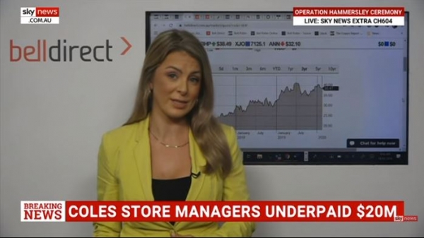 Sky News with Jessica Amir: Coles and BHP reporting season